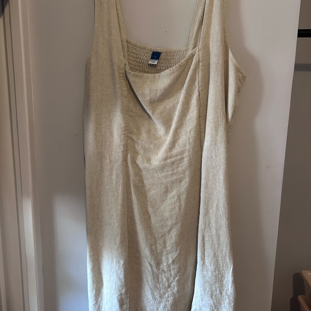 Old Navy Light Tan Sleeveless dress